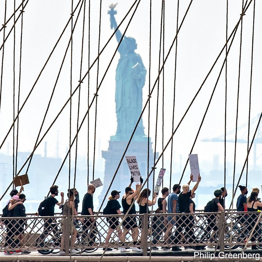 Civil Rights Protest Bridge Civil Rights protest, NYC, 2020 | MATTHEW'S ISLAND