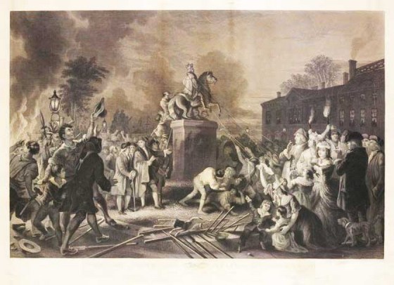 american revolution statue