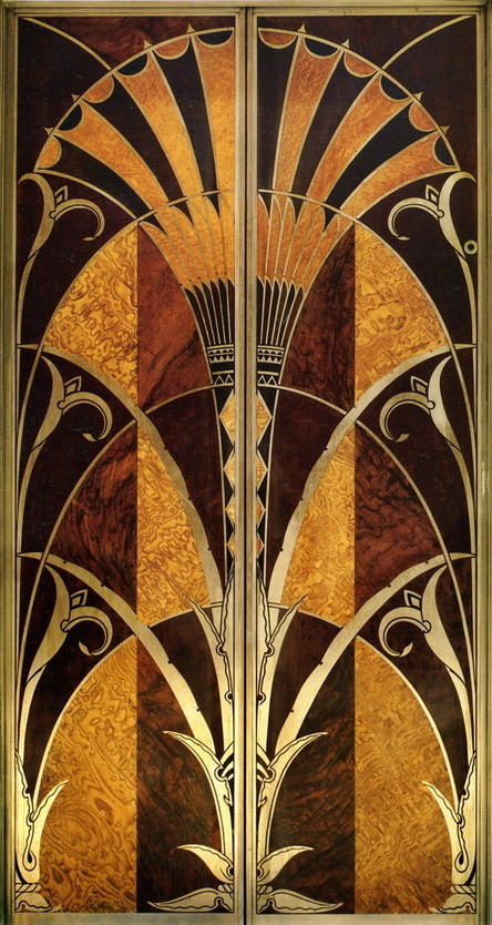 ART DECO ELEV DOORS