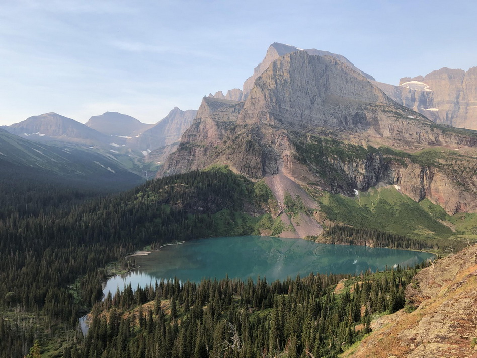 Lake in the mountains near the US-Canada border | MATTHEW'S ISLAND