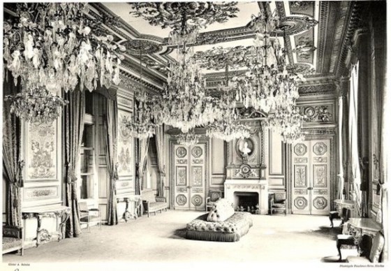 The reception room of the Hotel de la Marine, Paris