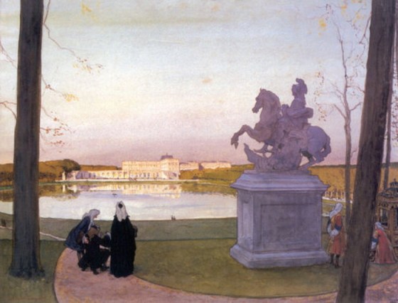 Versailles. At Curtius., 1897, Alexandre Benois