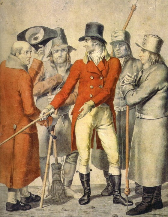 Copenhagen Street figures 1807