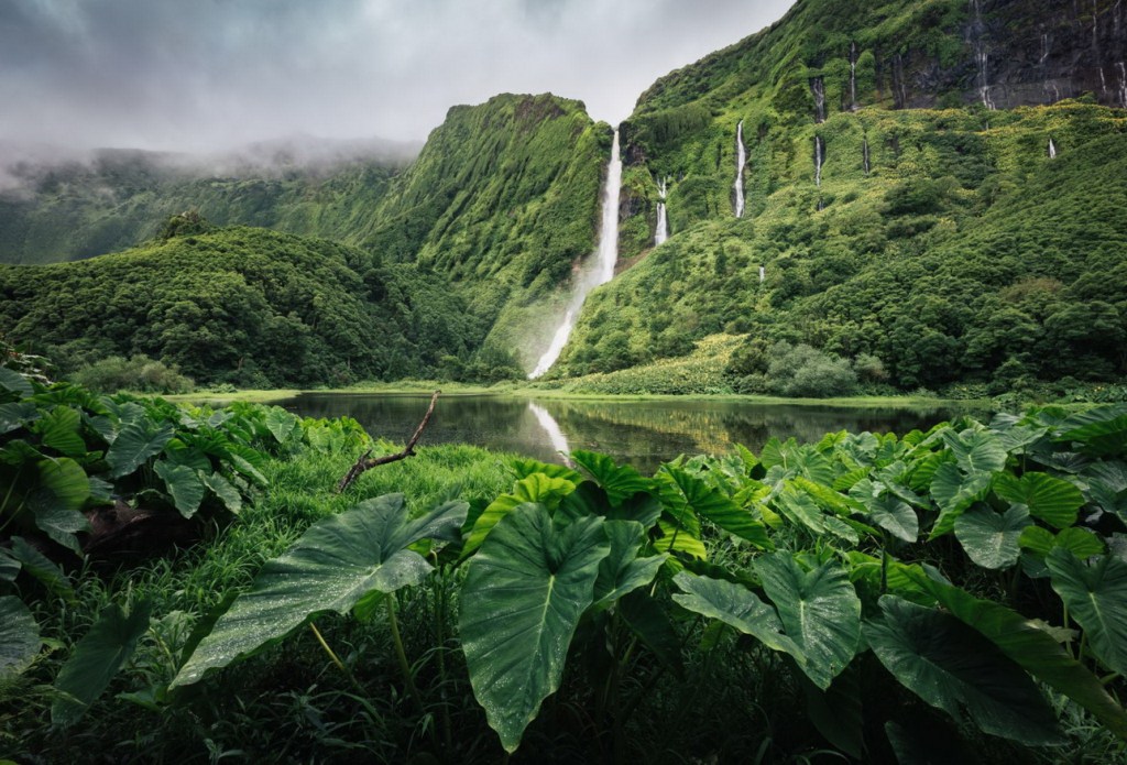 Waterfalls in the&nbsp;Azores