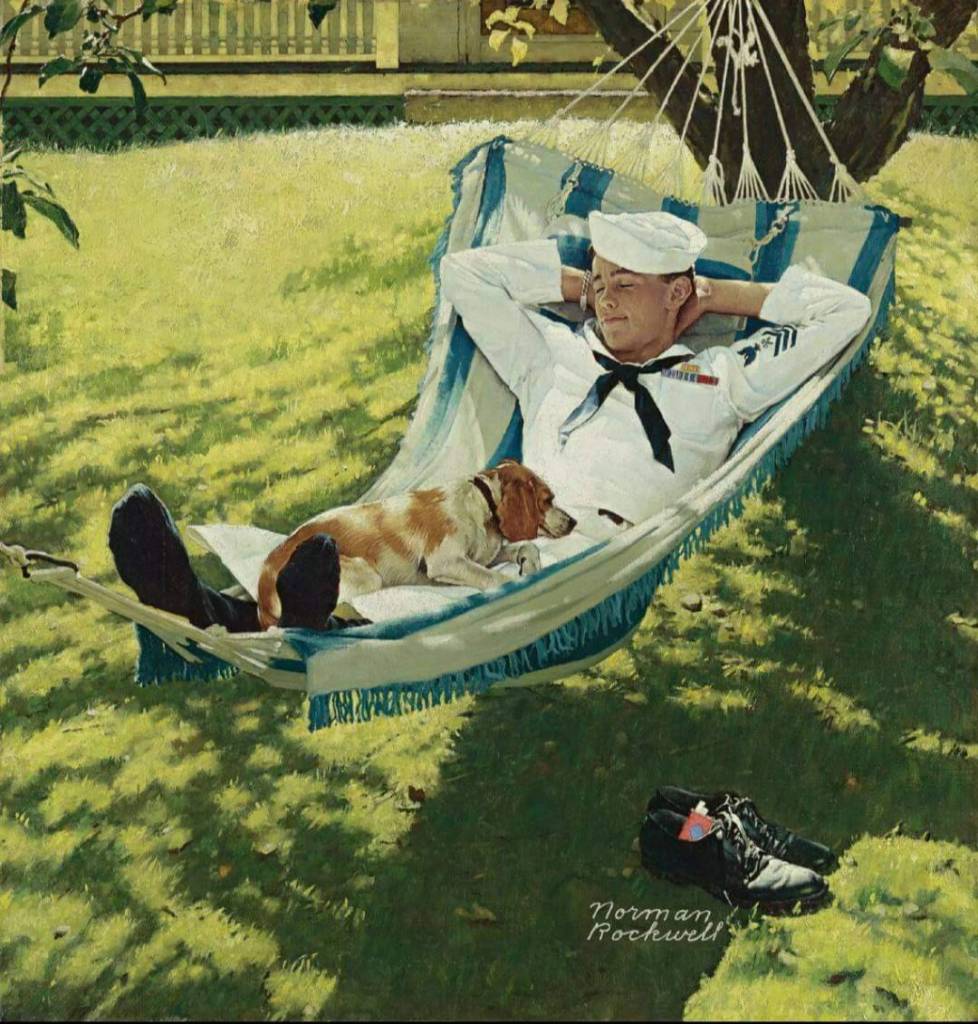 Sailor on Home Leave, by Norman Rockwell,&nbsp;1945