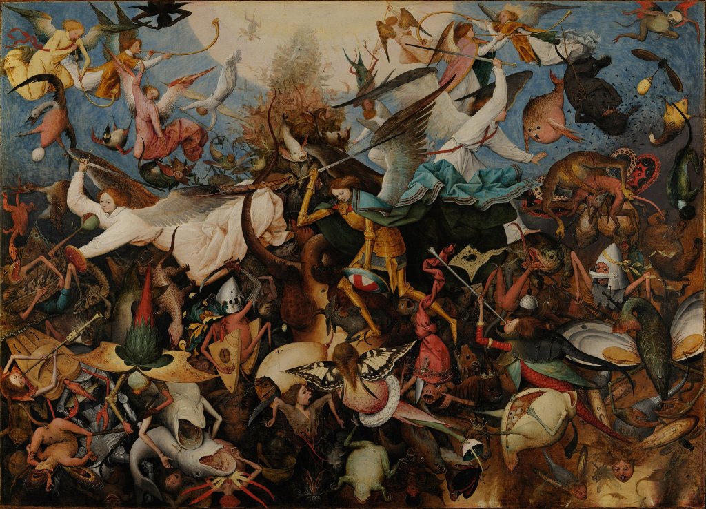 “The Fall of the Rebel Angels” by Pieter Bruegel,&nbsp;1562