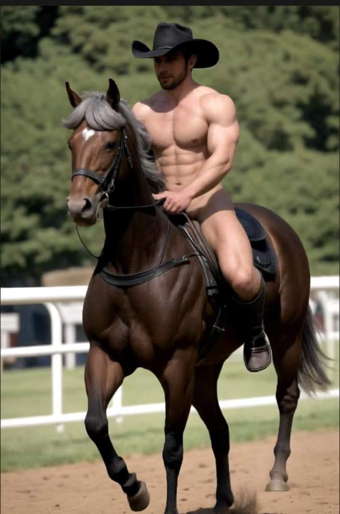 MODEL ON A HORSE,&nbsp;AI