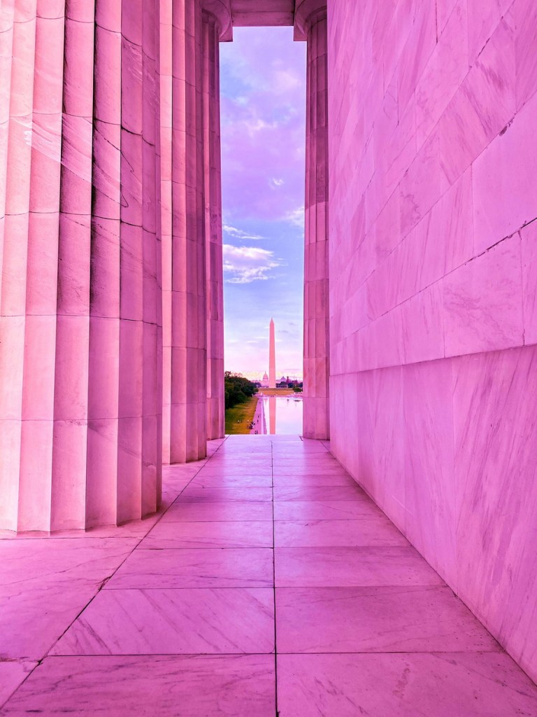 Washington DC in&nbsp;pink