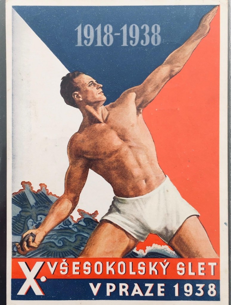 Athletic competition poster, Prague,&nbsp;1938