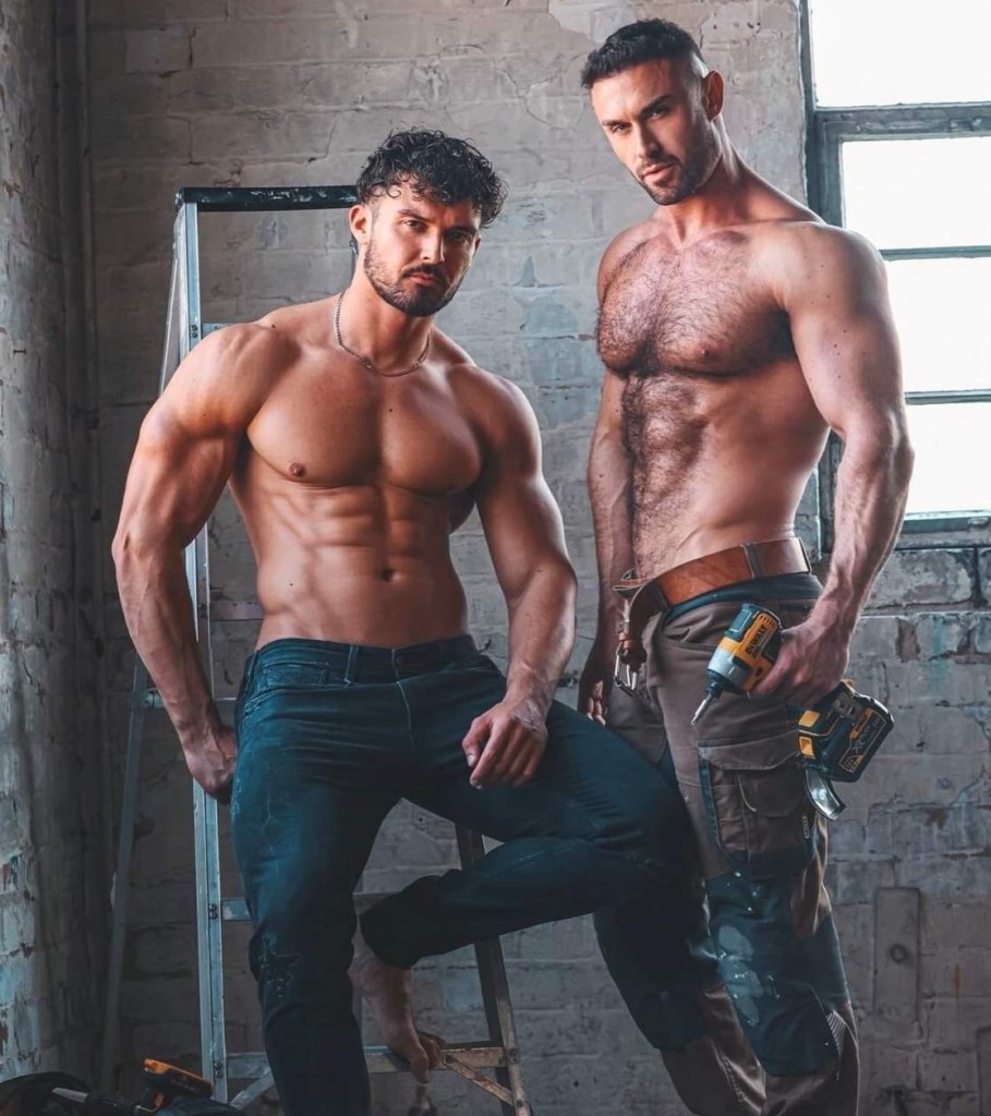 BRITISH MODELS JOSH WATSON AND BEN&nbsp;DUDMAN