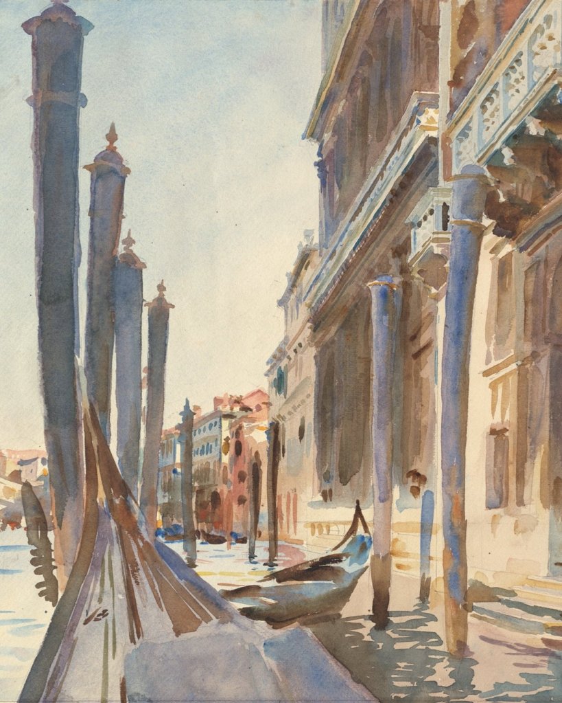 A watercolour of Venice by John Singer&nbsp;Sargent