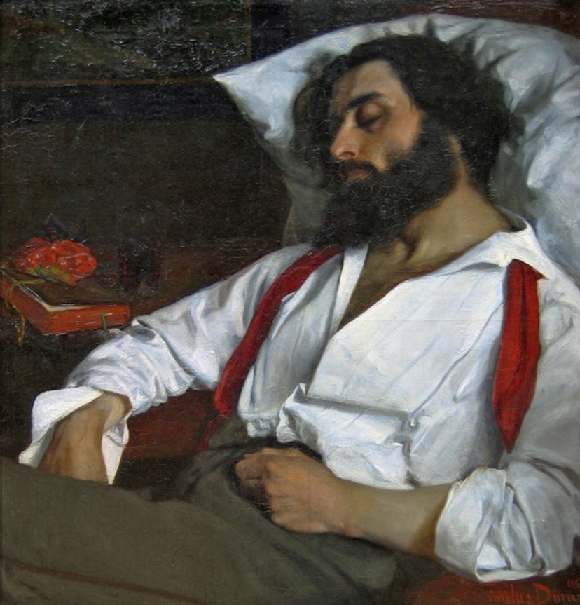 “L’Homme Endormi”, Carolus Duran,&nbsp;1861