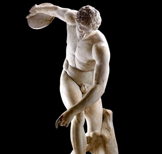 Ancient discus statue | MATTHEW'S ISLAND