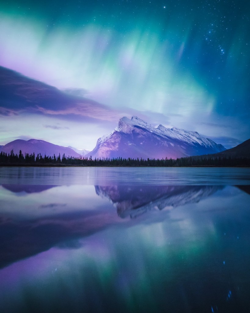 Aurora Borealis, Alberta, Canada, photo by Jenna&nbsp;Dixon