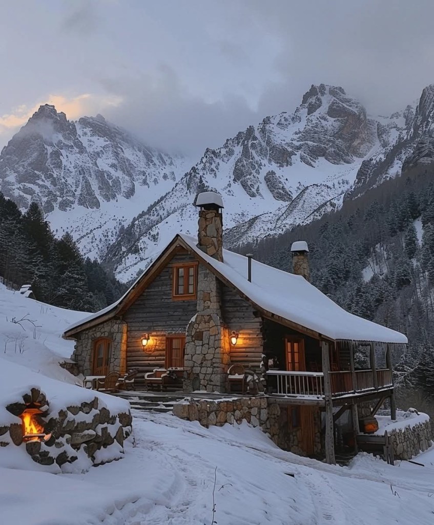 Cabin in the&nbsp;mountains