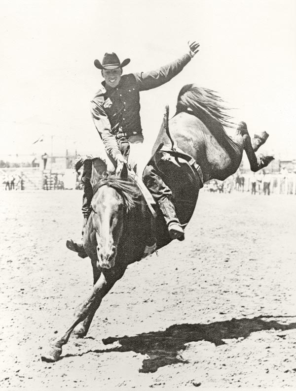 Vintage rodeo rider