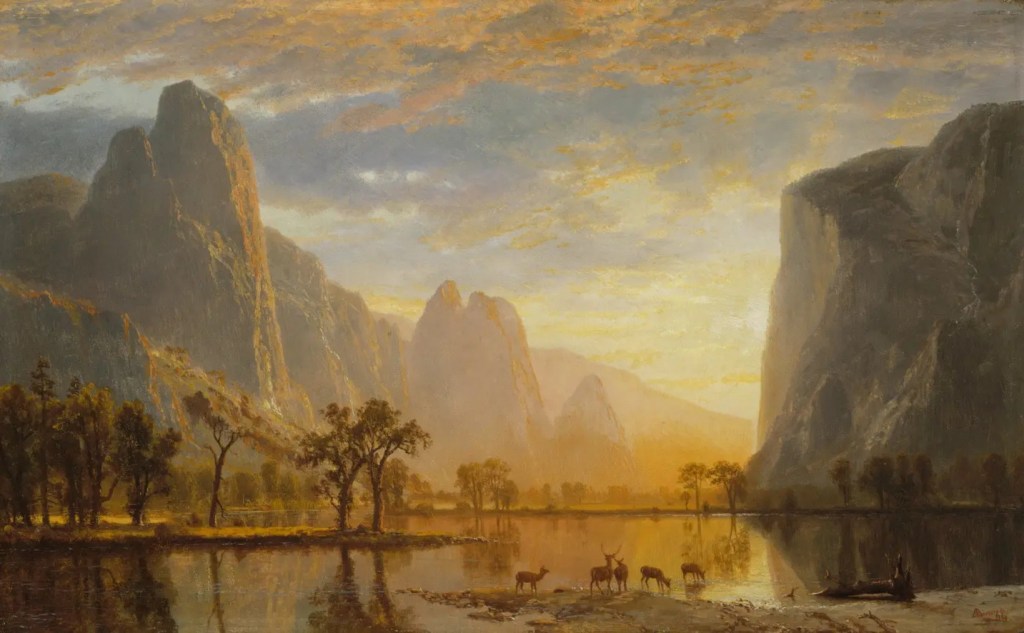 “Yosemite Valley, California” by Albert Bierstadt,&nbsp;1864